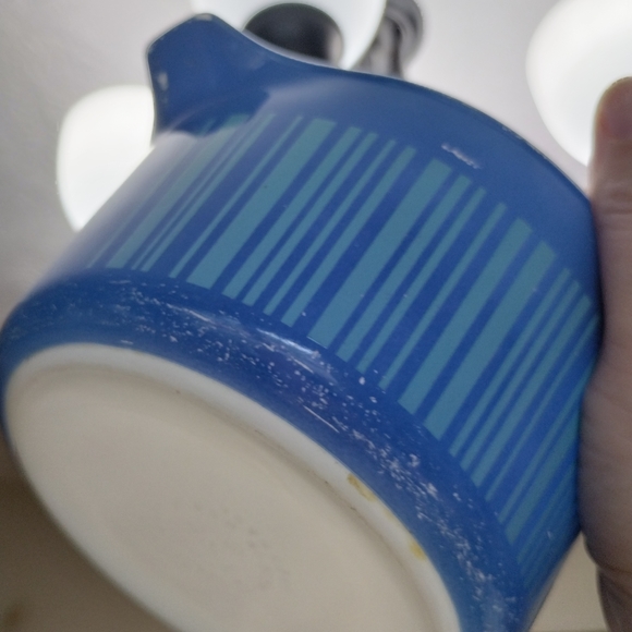 Pyrex Blue Barcode Stripe - Picture 6 of 7